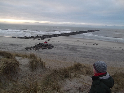 Mole - Hvide Sande - Nordsee - Dänemark Mole - Hvide Sande - Nordsee - Dänemark