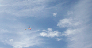 Ein Drachen am Himmel von Dänemark Ein Drachen am Himmel von Dänemark