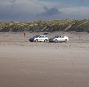 Autostrand in Dänemark Autostrand in Dänemark