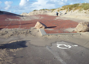 der Parkplatz in Dänemark