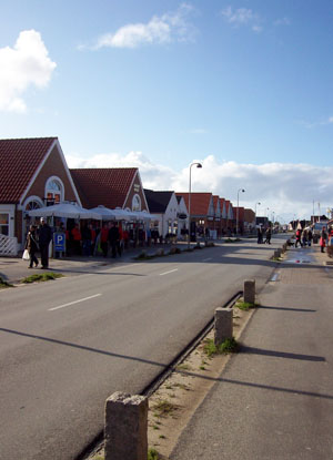 Blaavands Einkaufsstrasse - Dänemark