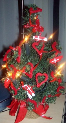 Unser großer Tannenbaum in Dänemark (ca. 20 cm hoch)